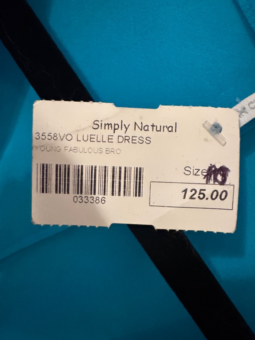 NWT Young Fabulous & Broke Bright Teal/Yellow Ombré Dress Coverup Gathered Front - Picture 9 of 11